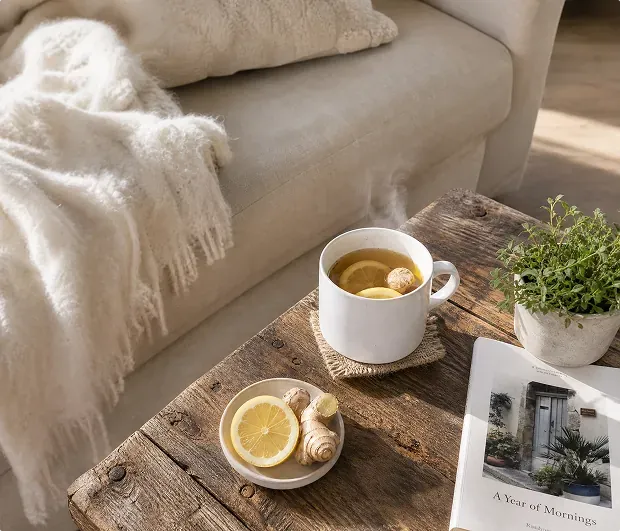 Family Medicine Services in London: One Doctor Who Knows Your Whole Family 3 Video GP appointment from home with tea on the coffee table